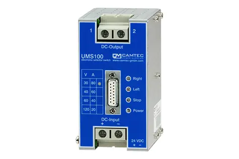 Ein UMS DC Halbleiterrelais von Camtec mit hoher Schaltleistung.