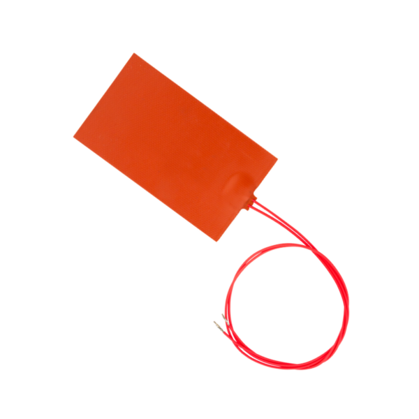 Rechteckige Standard-Silikon-Heizfolie.
