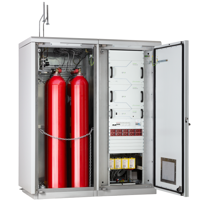 Produktfoto von einem H2-Schrank: EFOY H2Cabinet x-series SFC
