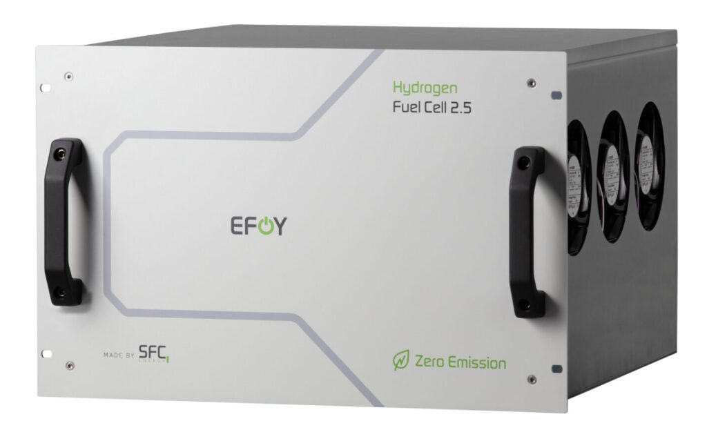 Produktfoto von einer EFOY Wasserstoff-Brennstoffzelle: SFC Hydrogen Fuelcell 2.5 SFC