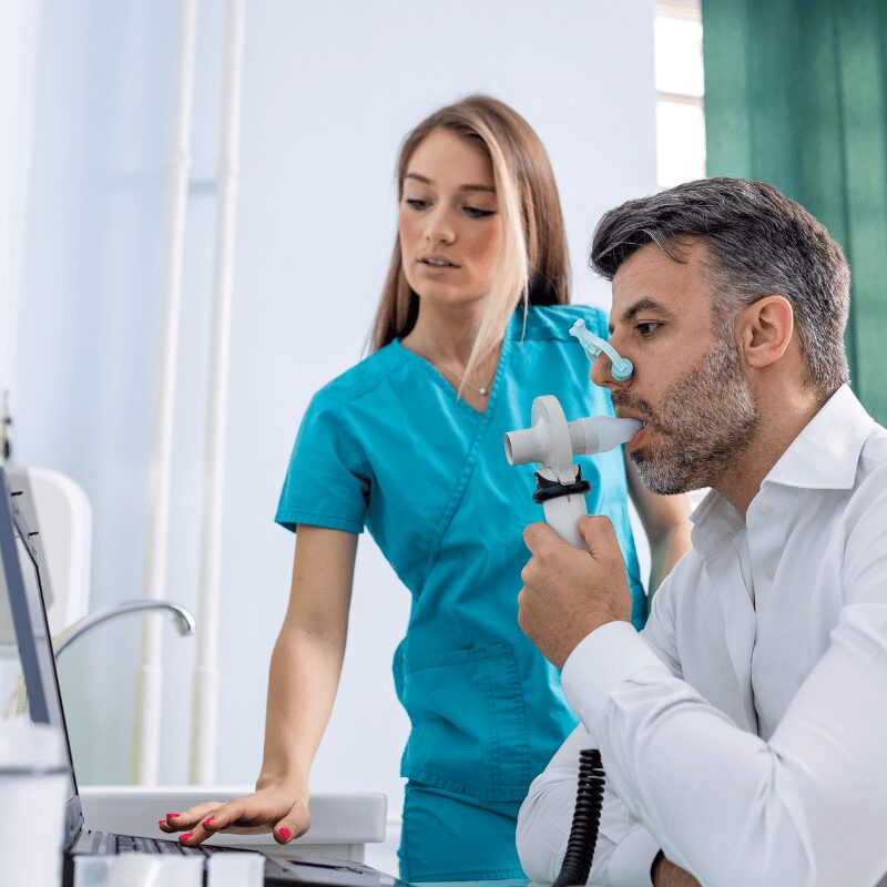 Heizfolie für medizinische Geräte zur Atemunterstützung