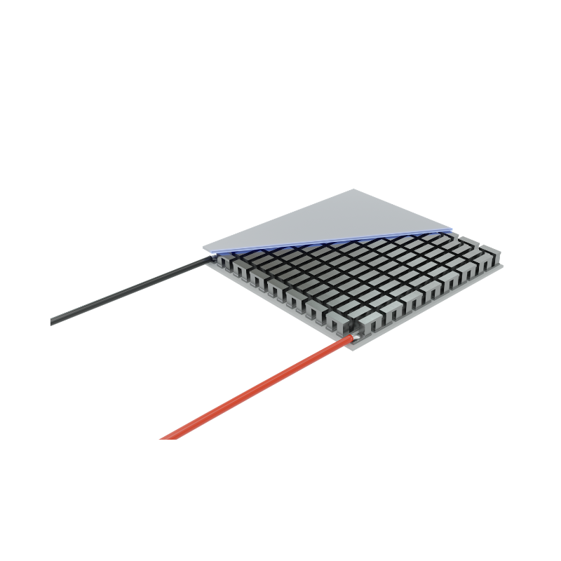 Peltier element Thermoelectric module Internal view of a Peltier element