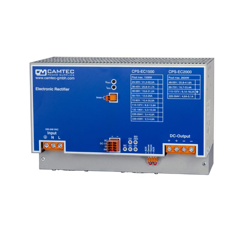 2000 W DIN-rail power supply CPS-EC2000 by Camtec